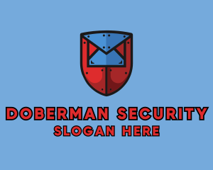 Envelope Shield Security logo design