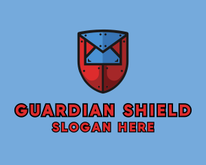Secure - Envelope Shield Security logo design