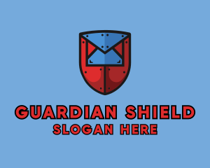 Envelope Shield Security logo design