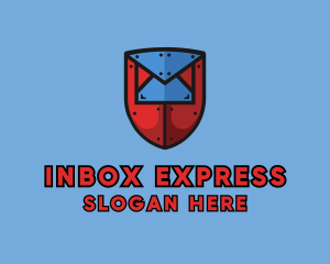 Email - Envelope Shield Security logo design