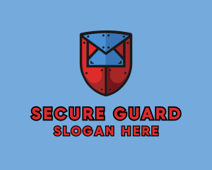 Envelope Shield Security logo design