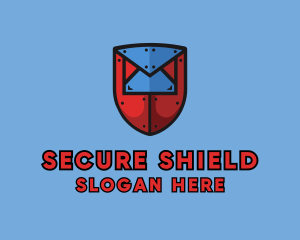 Envelope Shield Security logo design