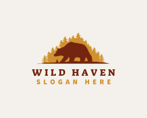 Wild Bear Forest logo design