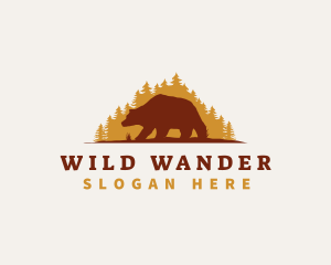 Wild Bear Forest logo design