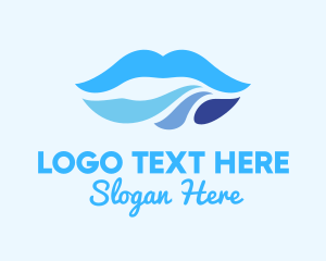 Dialogue - Lip River Wave logo design