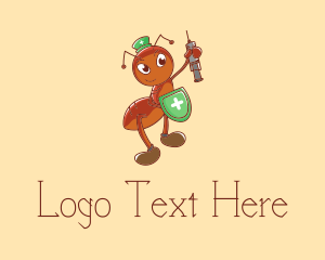 Medicine - Medicine Nurse Ant logo design