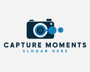 Entertainment Camera Shutter logo design