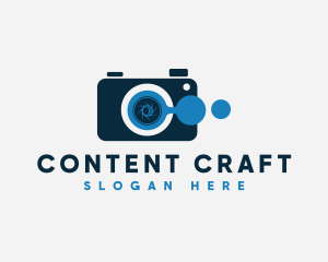 Entertainment Camera Shutter logo design