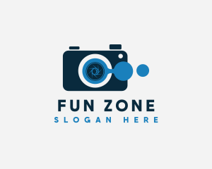 Entertainment Camera Shutter logo design