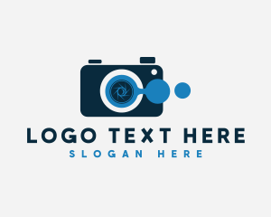 Content Creator - Entertainment Camera Shutter logo design