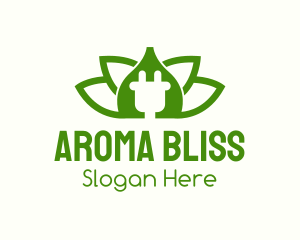 Diffuser - Sustainable Leaf Energy logo design