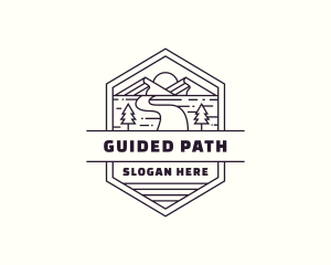 Path - Mountain Path Journey logo design