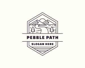 Mountain Path Journey logo design