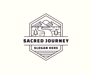 Mountain Path Journey logo design