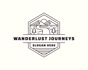 Mountain Path Journey logo design