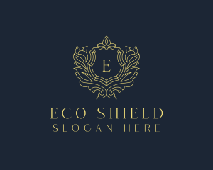 Golden Shield Hotel logo design