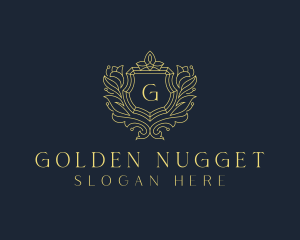 Golden Shield Hotel logo design