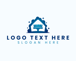 Hygiene - Scrub Brush Cleaning logo design