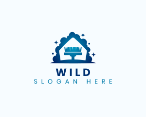 Scrub - Scrub Brush Cleaning logo design