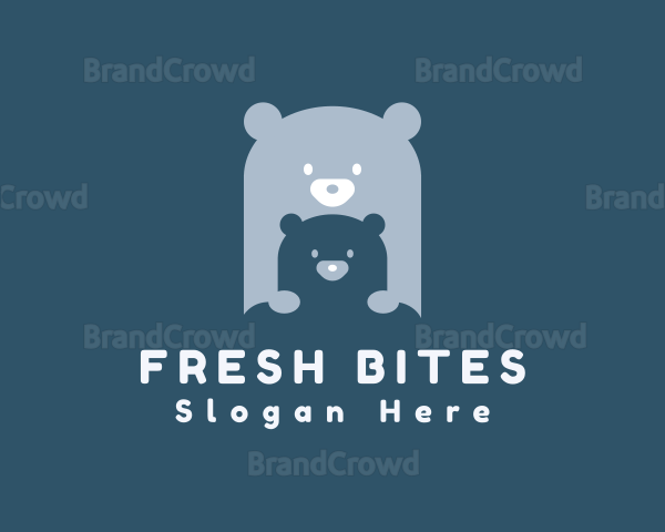 Blue Bear Cub Logo