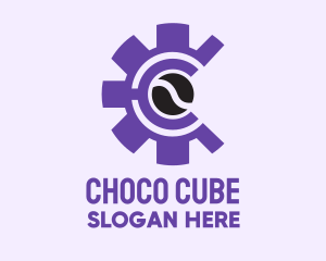 Industrial Coffee Bean Logo