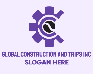 Industrial Coffee Bean Logo