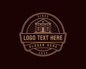 Vintage - Real Estate Accommodation logo design