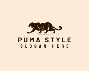 Puma - Wild Feline Panther logo design