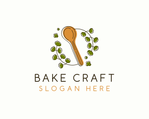 Baking Wooden Spoon logo design