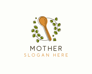Food - Baking Wooden Spoon logo design