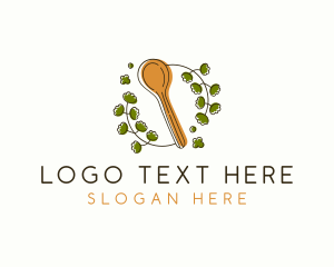 Patisserie - Baking Wooden Spoon logo design