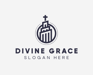 Religious Church Tower logo design