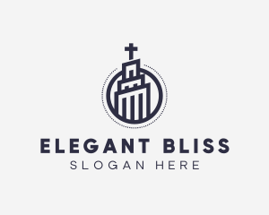 Religious Church Tower logo design