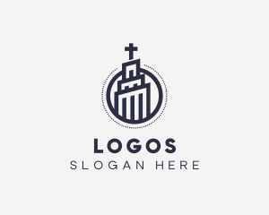 Ministry - Religious Church Tower logo design