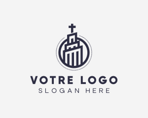 Religious Church Tower logo design