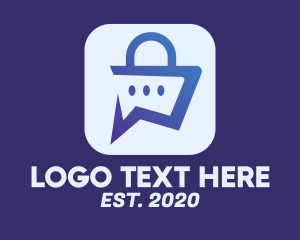 Comma - Digital Shopping App logo design