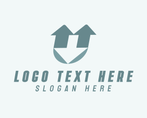 Marketing Agency - Letter U Trade logo design