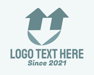 Invest - Letter U Trade logo design
