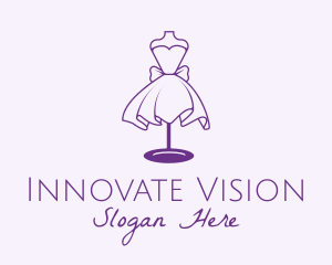 Minimalist Purple Dress  Logo