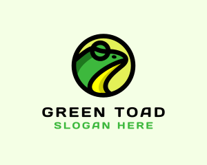 Toad - Cartoon Frog Toad logo design