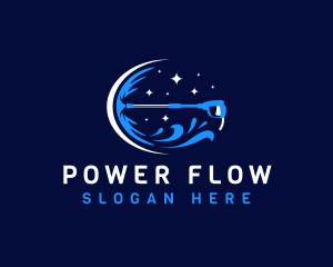 Power Wash Water Sanitation logo design