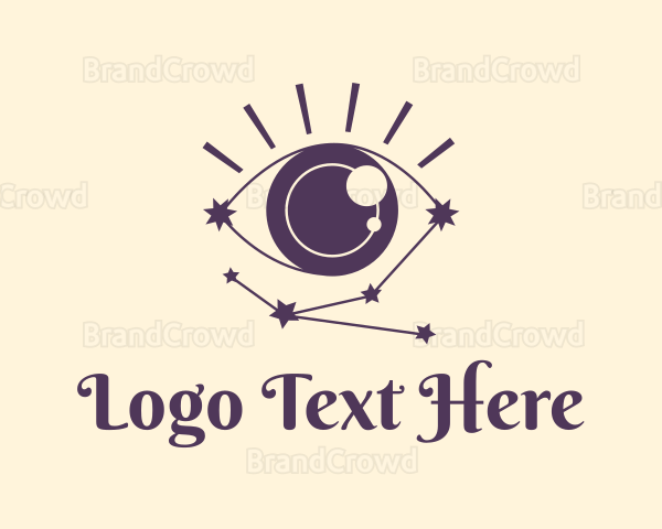Eye Constellation Cosmos Logo