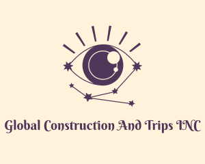 Clairvoyant - Eye Constellation Cosmos logo design