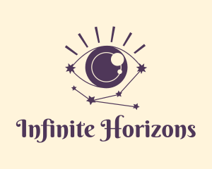 Visionary - Eye Constellation Cosmos logo design