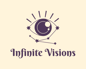 Visionary - Eye Constellation Cosmos logo design
