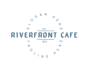 Cafe Bar Hipster logo design