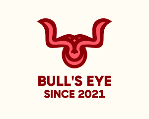 Bull Horns Ornament logo design