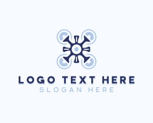 Photography - Quadcopter Tech Drone logo design