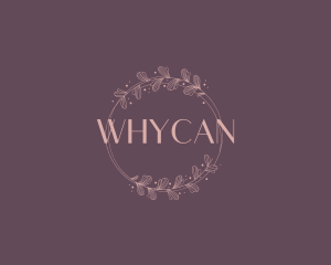 Style - Feminine Floral Wreath logo design