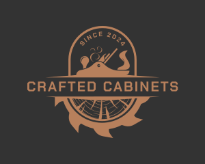 Cabinetry - Lumberjack Wood Workshop logo design